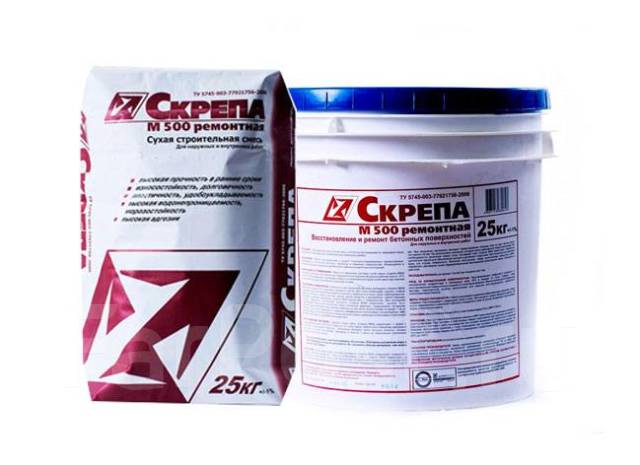 Скрепа М500 ремонтная (крафт-мешок 25 кг), под заказ. Цена: 2 000₽ во ...