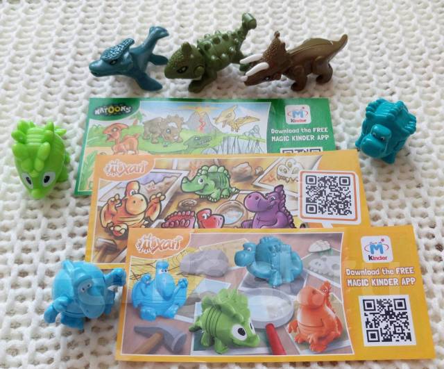 Киндер сюрприз Kinder Natoons Mixart Динозавры - Игрушки во Владивостоке