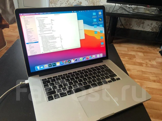 Apple MacBook Pro 15 2015 Mid. 15.4", 2,2����, ��� 16 ��, ���� 1 000���, WiFi: 1, Bluetooth: 1, ����������� �� 10��. ����