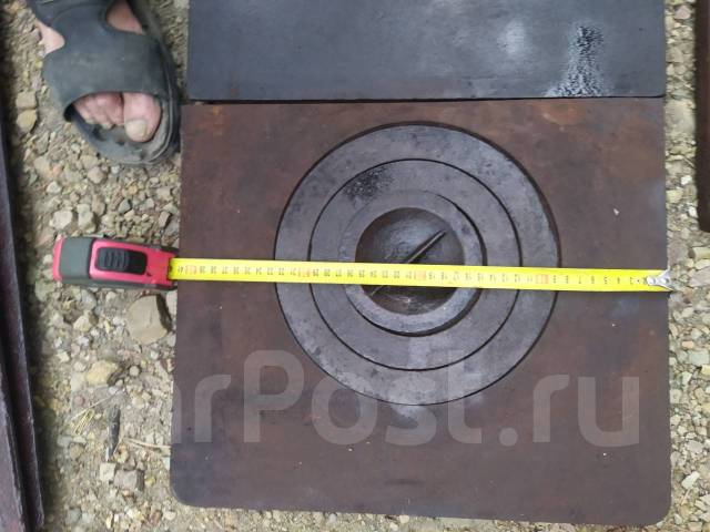 Плита чугунная на печь, ссср, б/у, в наличии. Цена: 4 000₽ в Хабаровске