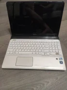 Sony VAIO SVE151D11V. 15.6", 2,4����, ��� 8 ��, ���� 500���, WiFi: 1, Bluetooth: 1, ����������� �� 1��. ����