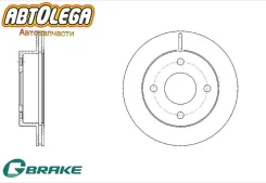 ���� ��������� �����. ������������� G-brake Nissan March (K11) GR-20832 ����