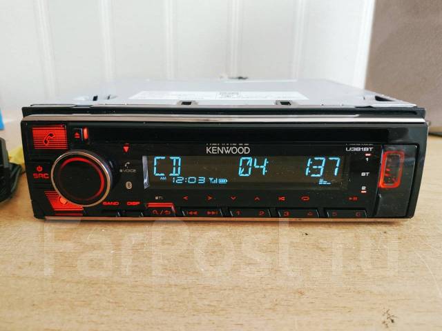 KENWOOD U381BT 1DIN ケンウッドU381BT 1DINデッキ カーオーディオ