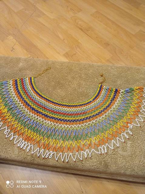 DIY- beaded collar _ Воротник из бисера своими руками