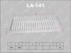 ������ ��������� LYNXauto LA-141, ��� Toyota Alphard MNH10W, MNH15W, Windom MCV30, Estima/Lucida/Emina ACR30W, �ACR40W, �MCR30W, �MCR40W, �Camry ACV30...