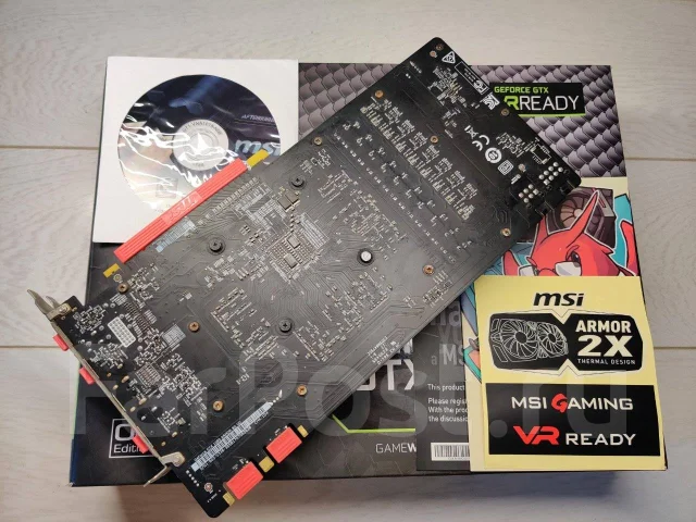 ������ ���������� MSI GeForce GTX 1080 Armor OC ����