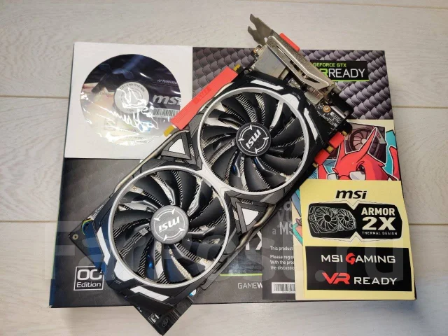 ������ ���������� MSI GeForce GTX 1080 Armor OC ����