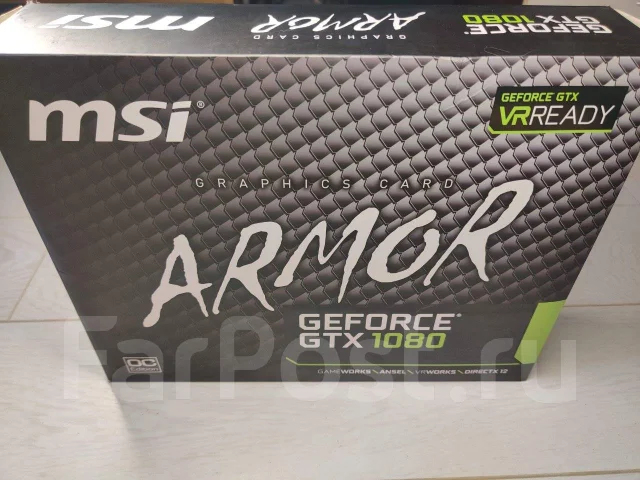 ������ ���������� MSI GeForce GTX 1080 Armor OC ����