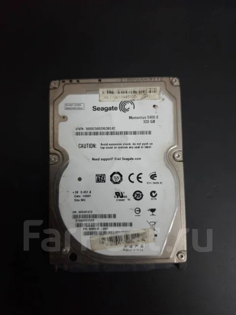 ������� ����� 2,5 �����. 320���, ��������� SATA ����