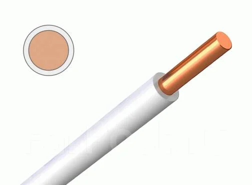 Провод ПВ-1 (ПуВ) 25 белый