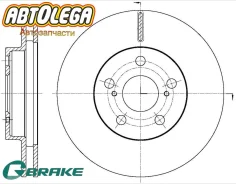 ���� ��������� ���. G-brake Toyota Prius ZVW35 ZVW30 Lexus CT200h ZWA10 GR-21160 ����