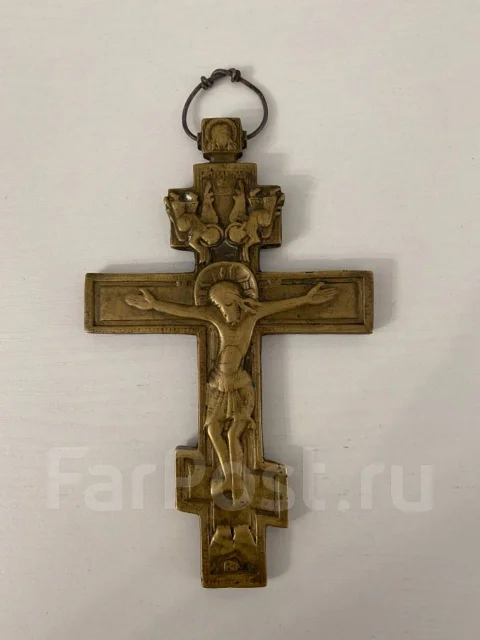 Старинный крест распятие