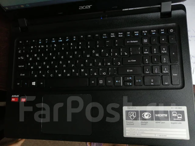 Acer Aspire ES1-523. 15.6", 2����, ��� 4 ��, ���� 500���, WiFi: 1, Bluetooth: 1, ����������� �� 6��. ����