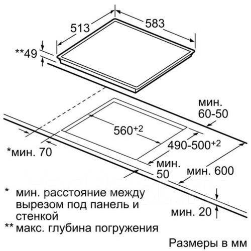  варочная поверхность Bosch PKN645F17R - Кухонные печи и .