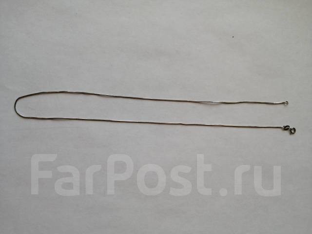 Цепочка серебро 925 пробы длина 42,5 см, женщине, б/у, в наличии. Цена ...