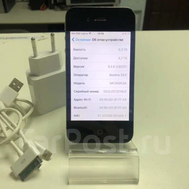 Apple iPhone 4s. �/�, ������, 3G ����