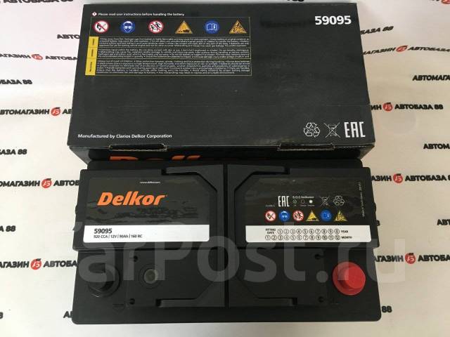 Аккумулятор delkor 90 ah