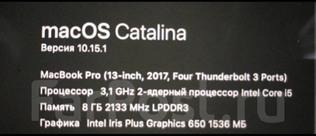 Apple MacBook Pro 13 2017 Mid. WiFi: 1, Bluetooth: 1 ����