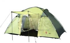 Палатка Derna 4 Indiana 4-х местная антимоск сетка 2 спальни тамбур 380x230x200 см фото