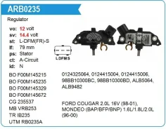 ��������� ���������� FORD Cougar 2.0L 16V (98-01), Mondeo Krauf ARB0235AD ����