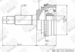 ���� ������� HDK TO-E009A TOE009A ����