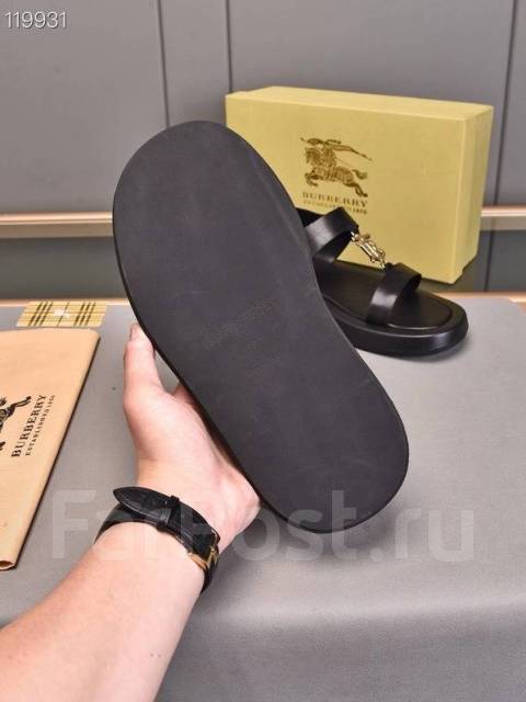 Мужские сандали Burberry, премиум качество, натуральная кожа - Обувь во ...