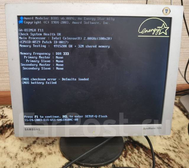 15" Монитор Samsung SyncMaster 152V, ЖК (LCD, LED, QLED), б/у, в ...