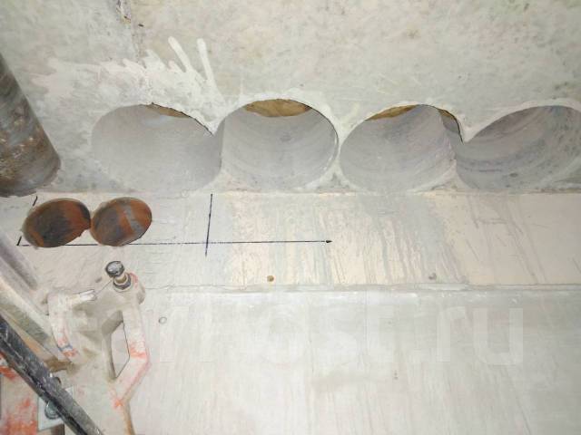 Алмазное бурение/сверление отверстий в бетоне во Владивостоке