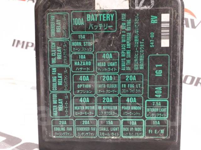 Где предохранители хонда hr v Блок предохранителей Honda Stepwgn 1996-2001 RF1 B20B купить в Иркутске по цене: