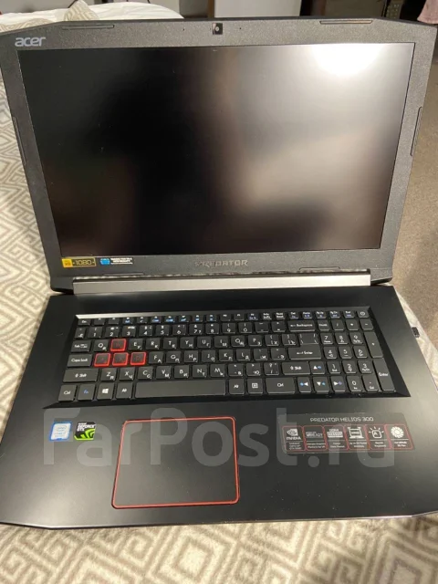 Acer Predator Helios 300. 17.3", 2,2����, ��� 12 ��, ���� 1 000���, WiFi: 1, Bluetooth: 1, ����������� �� 7��. ����