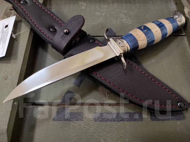 Нож "НКВД" ВМФ, СВ Клинок, 95Х18, ножны из кожи, новый, под заказ. Цена ...