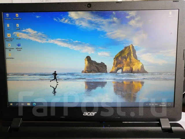 Acer Aspire ES1-523. 15.6", 2����, ��� 4 ��, ���� 500���, WiFi: 1, Bluetooth: 1, ����������� �� 6��. ����