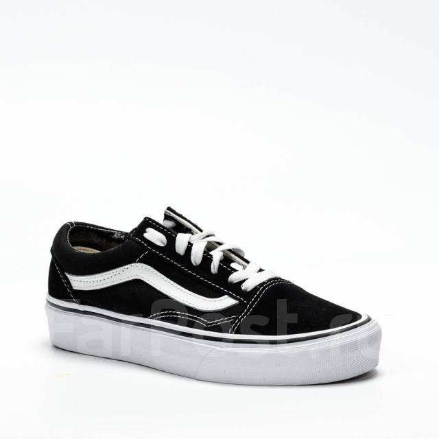 Vans old 2025 skool platform negras