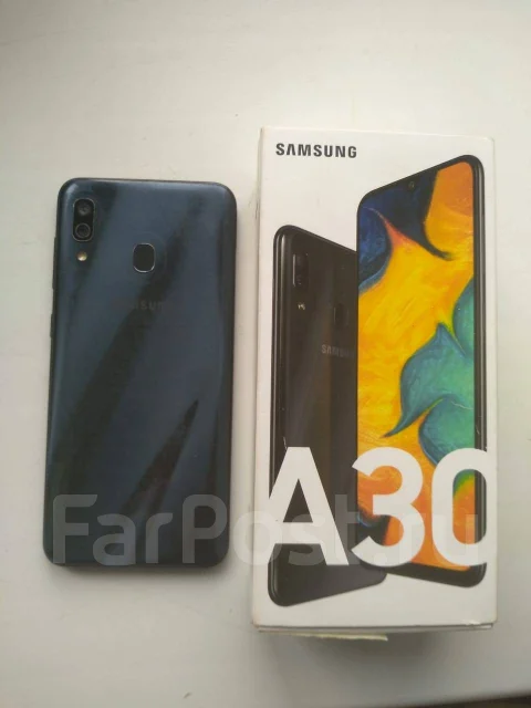 Samsung Galaxy A30. �/�, �����, 3G, 4G LTE, Dual-SIM, NFC ����