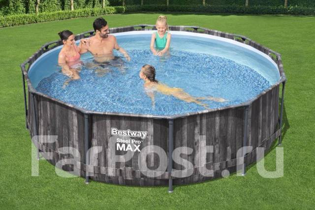Каркасный бассейн Steel Pro Max 366х100см BestWay 5614x во Владивосток ...