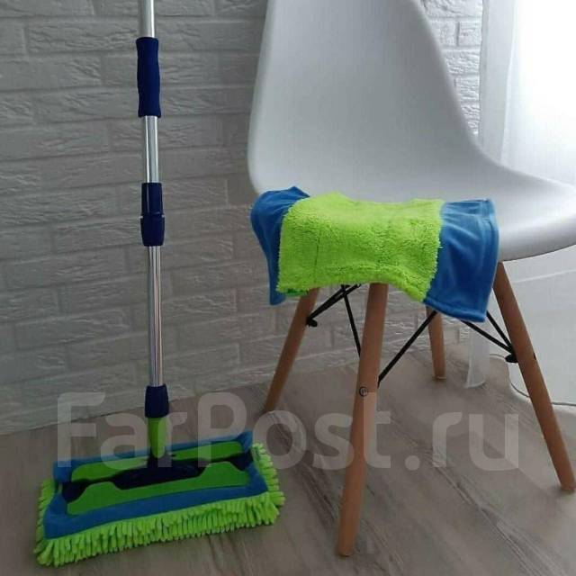 Универсальная швабра с двумя насадками AQUAmatic MOP для уборки дома ...