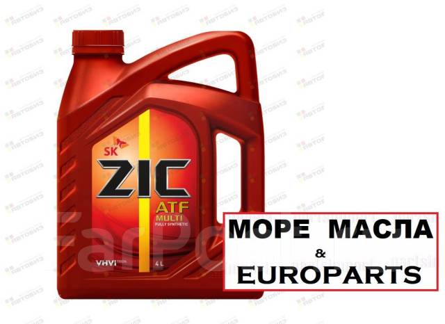 Жидкость трансмиссионная ZIC ATF Multi 4 л Официально в Море Масла ...