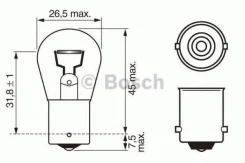 ����� P21W BA15s 1987302201 1987302201 ����