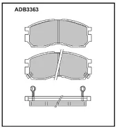��������� ������� �������� Mitsubishi Sigma V6 88/Galant E15A 2.0/3.0 86-90 ADB3363 ADB3363 ����