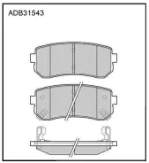 ��������� ������� ������ Hyundai Accent, Kia Rio 1.4i/1.6i 16V/1.5CRDi 05 ADB31543 ADB31543 ����