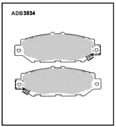 ��������� ������� ������ Lexus GS 300/430 93, LS 400 94-00 ADB3834 ADB3834 ����