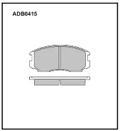 ��������� ������� �������� Mitsubishi Lancer/Colt 1.3-2.0/1.8D-2.0D 88 ADB0415 ADB0415 ����