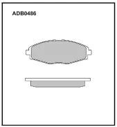 ��������� ������� �������� Matiz / Lanos sohc / 13/ Nexia 8V R13 ADB0486 ADB0486 ����