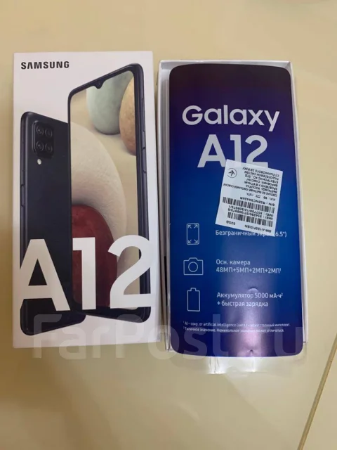 Samsung Galaxy A12. �/�, �����, 4G LTE, Dual-SIM, ����������, NFC ����