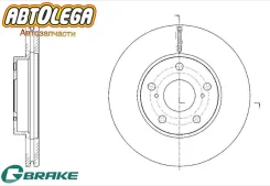 ���� ��������� �������� G-brake GR-21600 Toyota Corolla #E18# (13-) GR-21600 ����