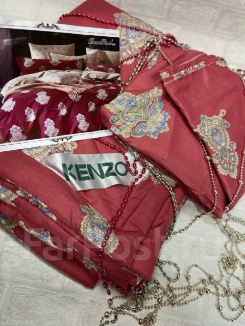 Комплект постельного белья с одеялом Kenzo евро, новый, в наличии. Цена: 3400₽ во Владивостоке
