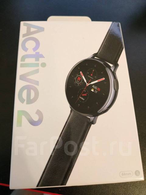 Samsung galaxy watch active 2 44mm steel black SM R820 GPS NFC IP68 Android 13 000