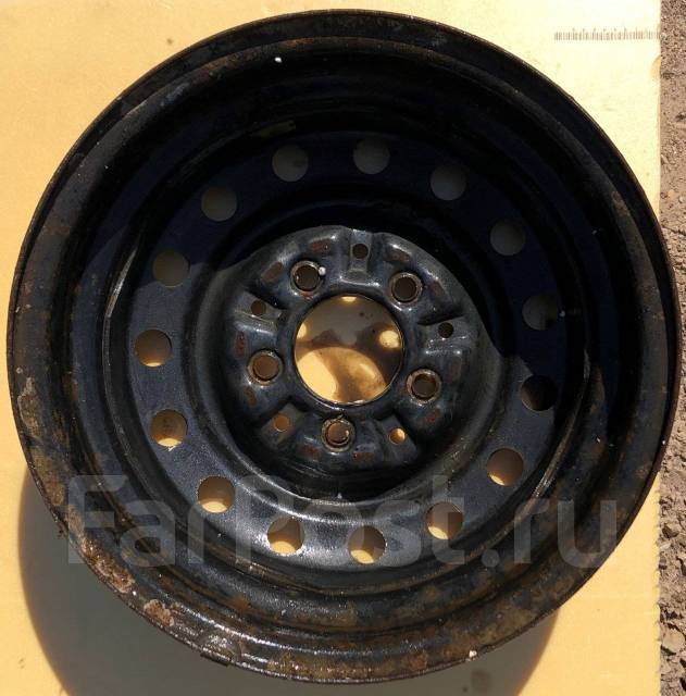 J14x5J DOT TOPY диск штамповка, 14", 1 шт, штампованные, 1 шт, б/у, в ...