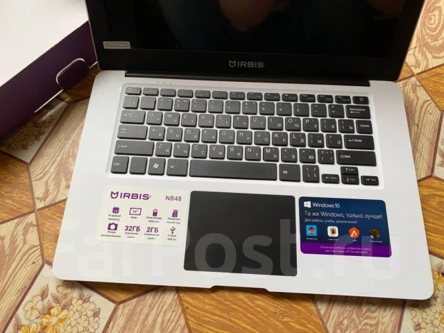 IRBIS. 14", 1����, ��� 2048 ��, ���� 32���, WiFi: 1, Bluetooth: 1, ����������� �� 5��. ����