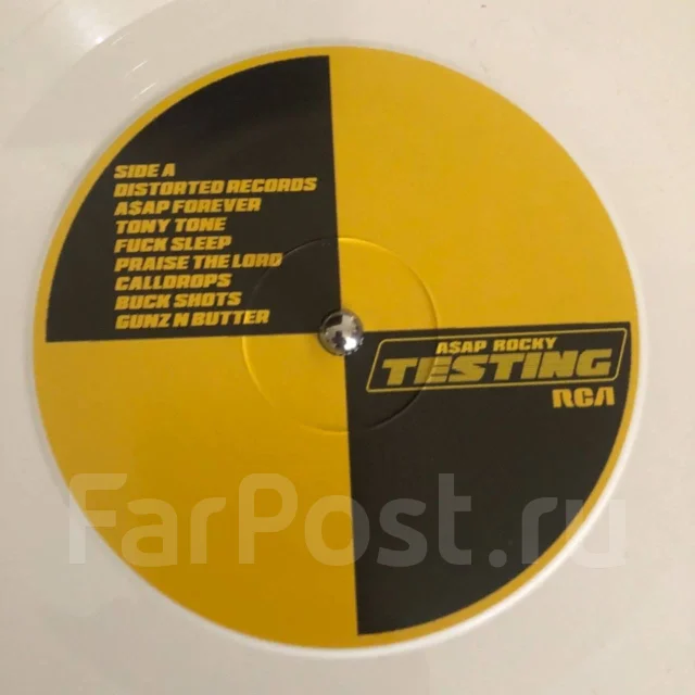Винил. эксклюзив ! A$AP Rocky - Testing (LP, Album, White) USA